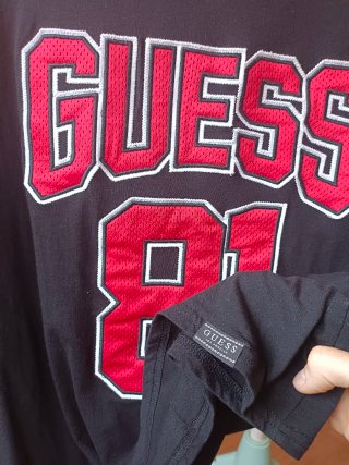 Camiseta Guess Negra Talla M
