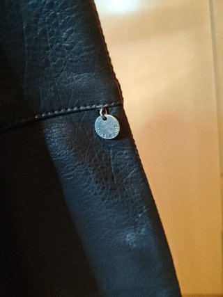 Falda polipiel negra Pepe Jeans