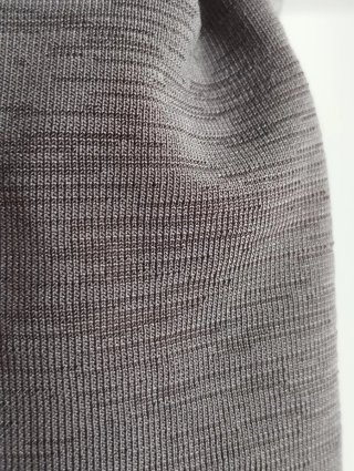 Diadema turbante gris con anilla