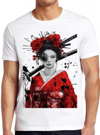 Camiseta manga corta diseño japonés