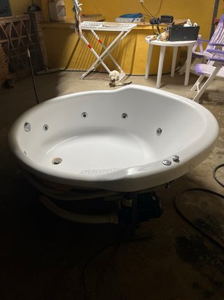Jacuzzi con motor