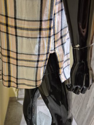Blusa/camisa cuadros sin mangas M