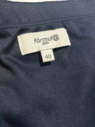 Vestido fiesta azul marino talla 40