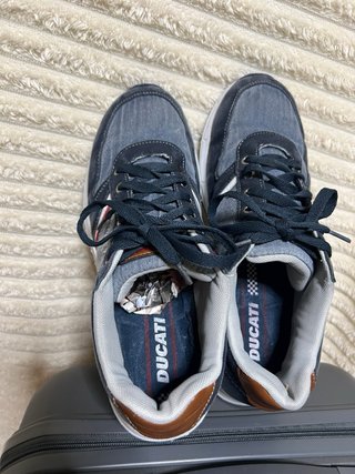 Sneakers uomo Ducati blu e bianche