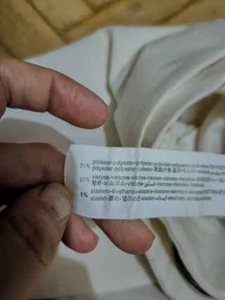 Falda pantalón blanca cruzada