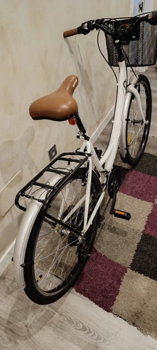 Bicicleta Paseo Mujer Blanca