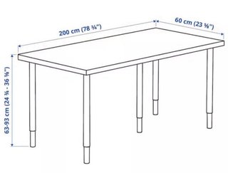 Mesa Escritorio (LAGKAPEN/OLOV) 200x60