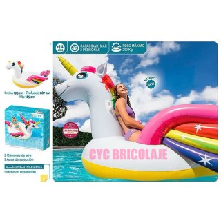 Flotador Unicornio Intex 193x287x165cm