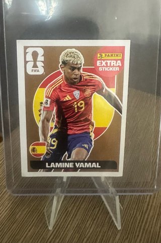 Cromo Panini Lamine Yamal Extra Bronce