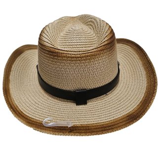 Sombrero Vaquero Beige Ajustable Talla M/L Adulto