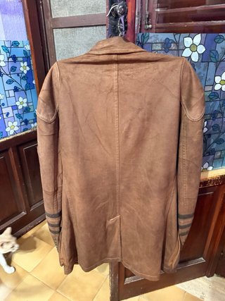 Giacca Armani camoscio marrone taglia 50