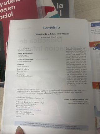 Didáctica de la educación infantil (Edición 2024)