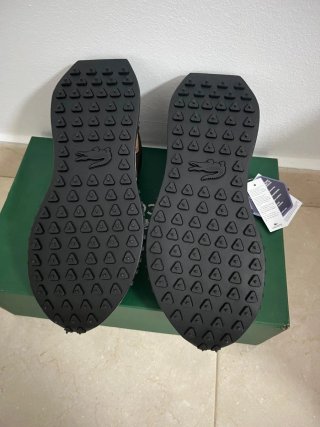 Zapatillas Lacoste Marrones y Blancas