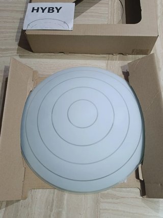 Lámpara de techo IKEA HYBY con plafón