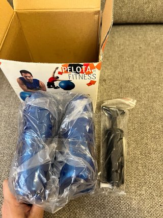 Pelota Fitness 65 cm Azul