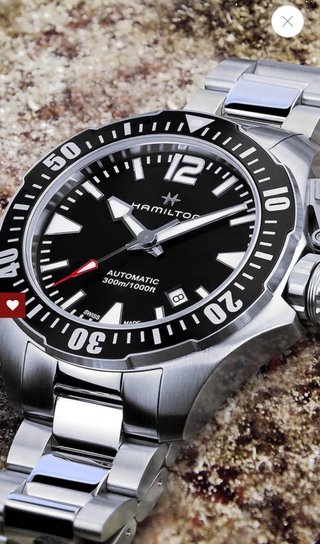 Reloj Suizo Hamilton Navi Frogman Automático