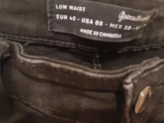 Pantalón Stradivarius Negro Talla L