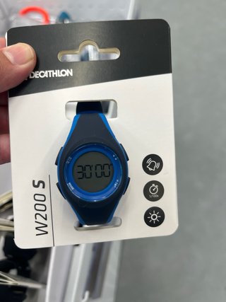 Reloj Decathlon W200 S Negro/Azul