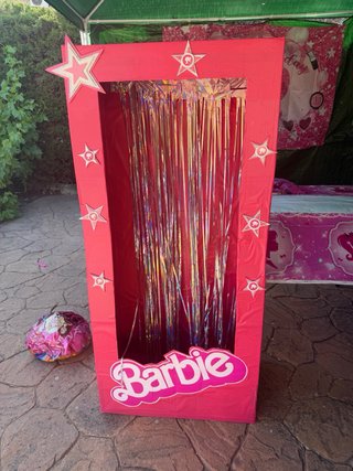 Decorazione Festa di Compleanno Barbie: Scatola, Palloncino e Striscione