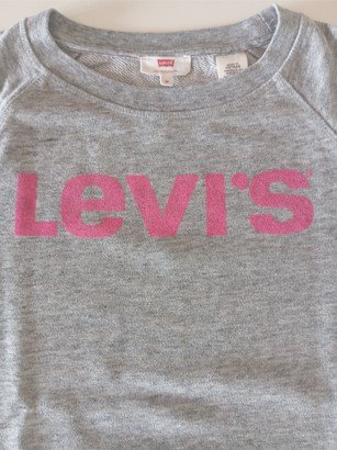Sudadera Levi's Gris Logo Estampado Talla M