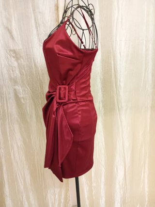 Mini abito rosso