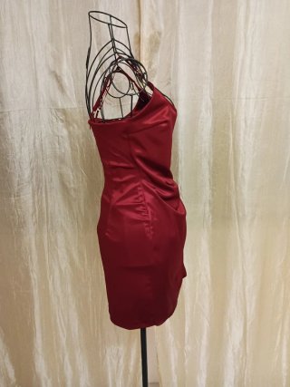 Mini abito rosso