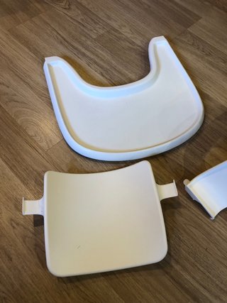 Reductor Stokke, bandeja y cojines bebé