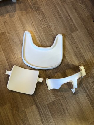 Reductor Stokke, bandeja y cojines bebé