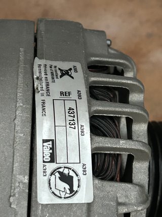 Alternador Valeo 96461536 Peugeot 206 306 Partner