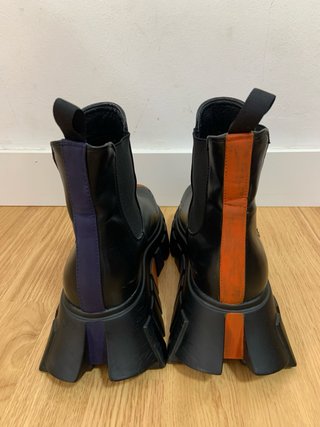 Lamoda botas Chelsea plataforma gráfica T37