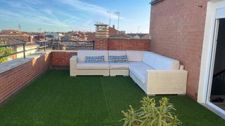Sofá modular POINT diseño mimbre