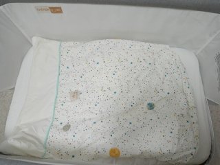 Culla Jane Babyside a Due Letti Grigia