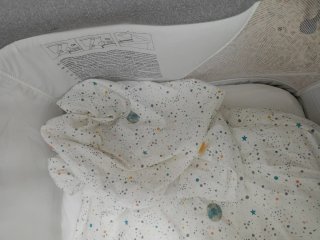 Culla Jane Babyside a Due Letti Grigia