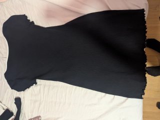 Vestido Emo Y2K Negro