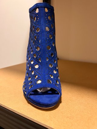 Spuntine tacco alto blu