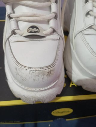 Zapatillas Buffalo Piel Blancas