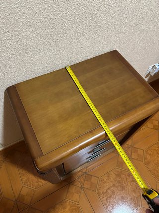Cómoda de madera con 3 cajones