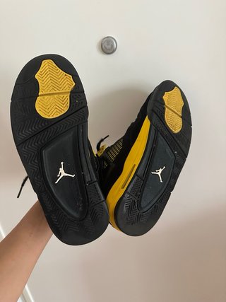 Scarpe Nike Jordan 4 Thunder Yellow Tg. 39