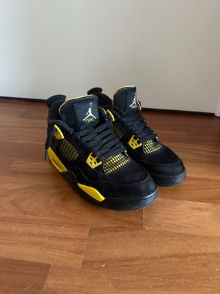 Scarpe Nike Jordan 4 Thunder Yellow Tg. 39