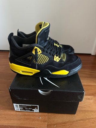 Scarpe Nike Jordan 4 Thunder Yellow Tg. 39
