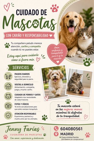 Cuidado de Mascotas con Cariño y Responsabilidad