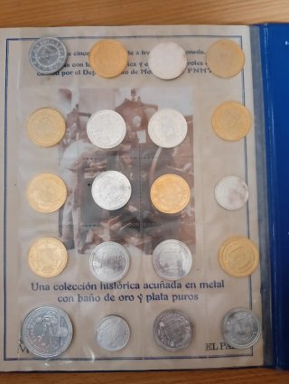 Colección de Monedas Del Real a la Peseta
