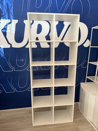 Estantería modular blanca