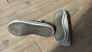 Zapatillas lona blancas talla 36