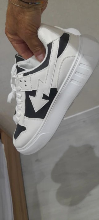 Sneakers Pelle N43 Nero Bianco