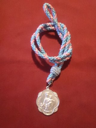 MEDALLA MARÍA AUXILIADORA - SAGRADO CORAZÓN DE JES