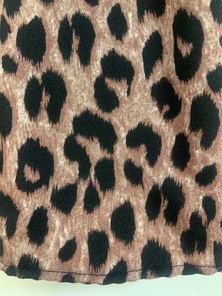 Top halter leopardo SHEIN espalda abierta Talla S
