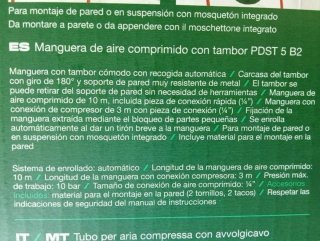 Tambor Aíre Comprimido PARKSIDE