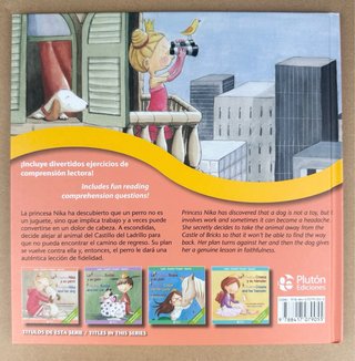 La princesa Nika y su perro. Libro bilingüe.