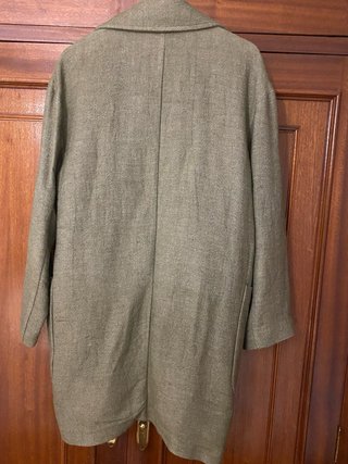 Blazer larga oversize Zara verde